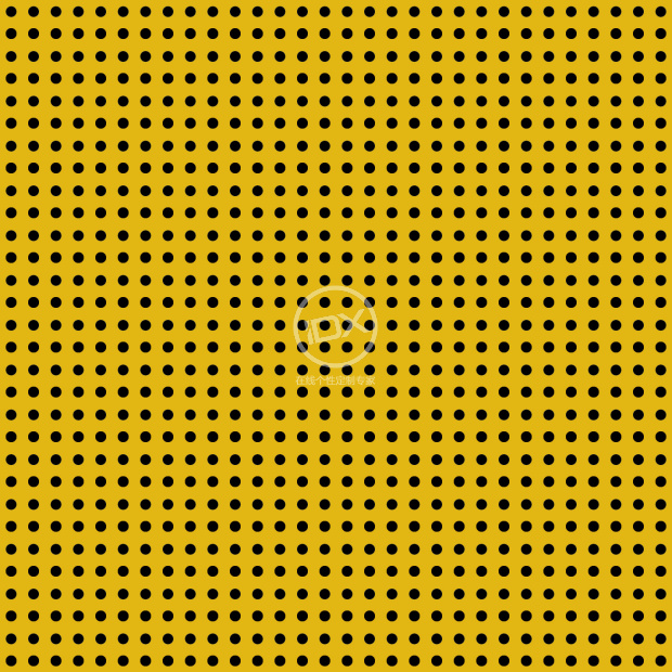 yellow in black polka